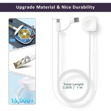 USB Wireless Magnetic Watch Charger 5W Fast Charging Cable Compatible With Samsung Galaxy Watch 7 6 5 4 3 2