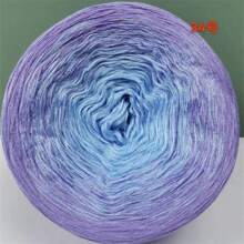 300g Pure Cotton Gradient Fairy Cake Yarn, Handmade Crochet & Knitting For Dresses And Shawls, Spring/Summer