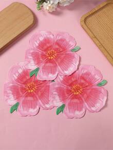 20 片装粉色樱花主题餐巾纸、粉色樱花形状餐巾纸、粉色樱花主题派对一次性餐具、餐具装饰、一次性餐巾纸、婴儿洗礼派对餐巾纸装饰、家居生日装饰、生日礼物派对回礼、厨房餐厅必需品装饰、一次性餐巾纸、派对回礼、宴会派对用品 - 粉紅色櫻花 - 查看 6