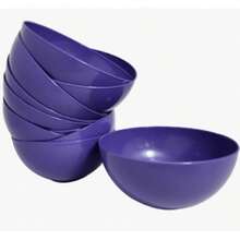 Kit 10 Units Plastic Bowls 370ml - Morado - Ver 1