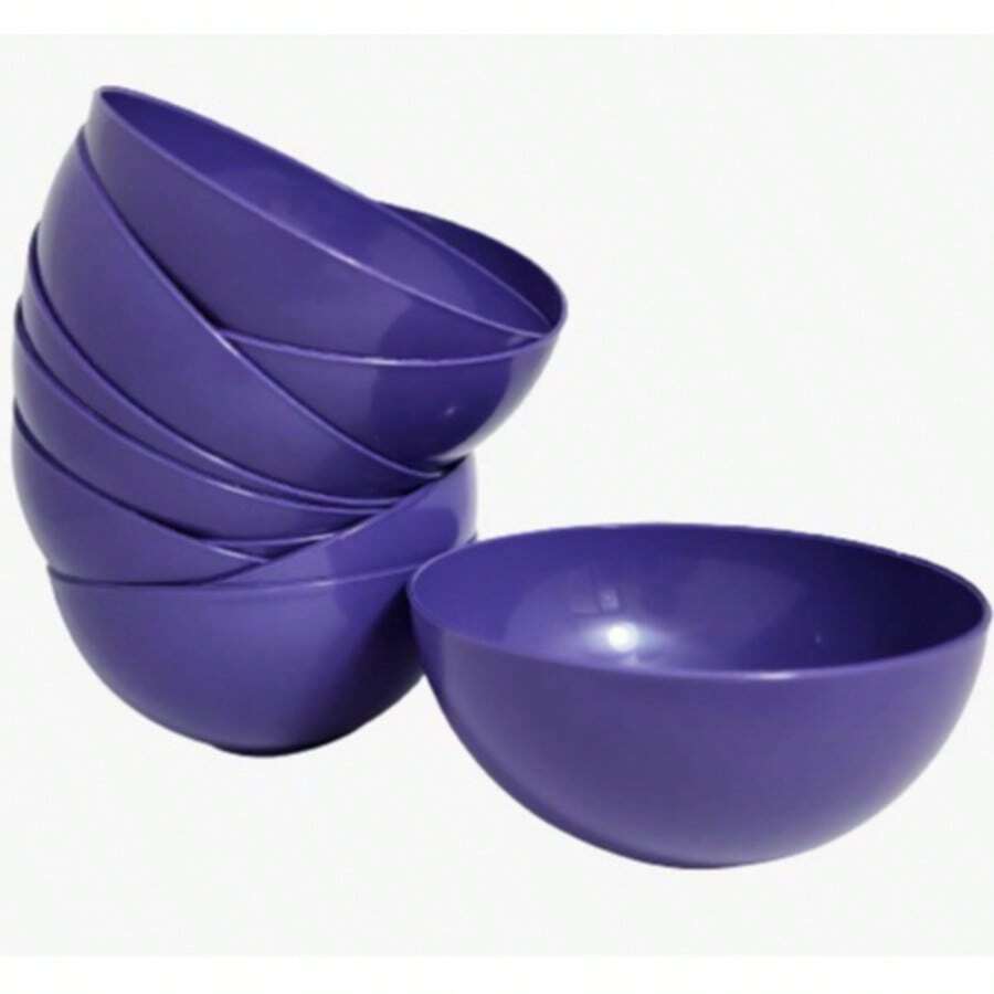 Kit 10 Units Plastic Bowls 370ml - Morado - Ver 1