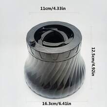 1pc Automatic Adjustable Hair Dryer Diffuser Attachment, Suitable For Most Hair Dryers With 3-8cm Diameter - Black - View 8