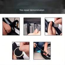 1pc Bicycle Repair Tool Cycling Tool Set Iron Tire Lever Plastic Box Tire Repair Tool - Multicolor - View 5