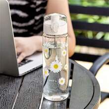 1pc 780ml Capacity Cute Plastic Water Bottle, Portable Gift Cup