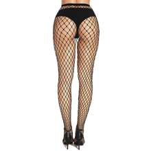 4 pares de meias-calças femininas vazadas, plus size, estilo arrastão, para o dia a dia