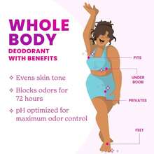 Lume Whole Body Deodorant - Invisible Cream Tube - 72 Hour Odor Control - Aluminum Free, Baking Soda Free, Skin Safe - 3.0 Ounce (Pack Of 2) (Soft Powder) - Hạnh phúc của Vanilla - Xem 2