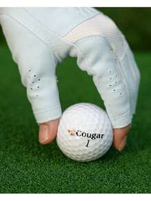 1 pieza Bolas de golf de Jaguar de doble capa, bolas de práctica y partido, próximas bolas - Blanco - Ver 3