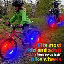LED Bike Wheel Lights,4 Pack,Bicycle Spoke Lights With Batteries Included,Bicycle Lights For Wheel - Blue - View 4