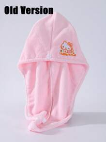 Sanrio 1pc Sanrio Cute Cartoon Character Hello Kitty Coral Fleece Soft Absorbent Quick-Dry Non-Shedding Hand/Hair Towel, Bathroom Accessories, Face Towel Size 34*75cm, Bath Towel Size 70*140cm Bathroom Decor Fall Decor Back To School For Beauty Salon Home Bathroom Shower Towels For Beauty Salon, Hotel Sports,Home Essentials, Towel, Skin Care