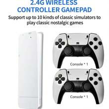 YIYI Handhedl Mini Retro Game Stick Game Console, 4K Output & Wireless Controller Plug And Play Video Game Console With 20000+ Games / 30000+ Games, Arcade Gaming Console(64G/128G)