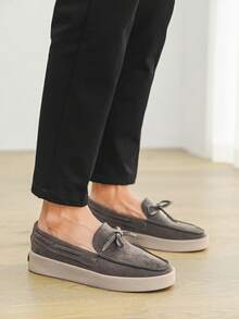 Summer Versatile Loafers Men Breathable Casual Soft-Sole Slip-On Breathable Shoes, Suitable For All Seasons Old Money Chic Autumn - Multicolor - View 13