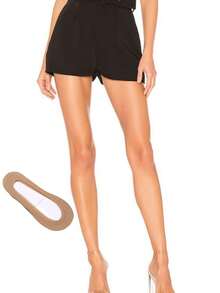 1/3/5双女式超低帮隐形防滑尼龙袜，适合平底乐福鞋和高跟鞋 - 彩色 - 查看 6