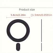 MagneGrip Pro Series: Universal Ultra Thin Magnetic Sticker Plate Kit For Wireless Charging | Strong Magnetic Mount Accessories For Car Dashboard, Air Vent, Home Office | Phone Metal Ring Pad Compatible With Iphone 15 Pro Max 14 13 Sam Sung Galaxy S24 Ultra Pixel 8 Case | MagSafe Compatible Metal Sheet | Anti-Slip Secure Holder,Ultra-Thin Design, Casing Does Not Bulge Compatible With IPhone, Android Phone, Gift For Birthday, Family, Friends Car Accessories Car Phone Holder