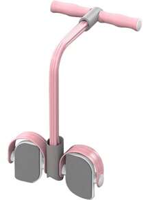 Multifunctional Pedal Resistance Rope, 6 Tube Tension Rope Pull Up Pilate Equipment Yoga Tension Rope Leg Trainer Workout Full-Body Fitness(Pink)