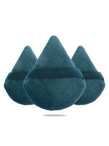 50/30/10/5/3/1 Pc Velvet Triangle Makeup Sponge, Makeup Tools, Reusable Makeup Sponge, Powder Puff, Dry & Wet Use Makeup Sponge, Suitable For Foundation, Cream, BB Cushion, Cheap, Stocking Stuffers, Makeup, Makeup Tools, Cheap Stuff, Gifts, Gifts For Women, Christmas Gifts - Dark Green - View 5