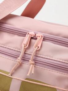 男女通用单肩包，运动/健身/旅行包，带独立鞋隔层，大容量