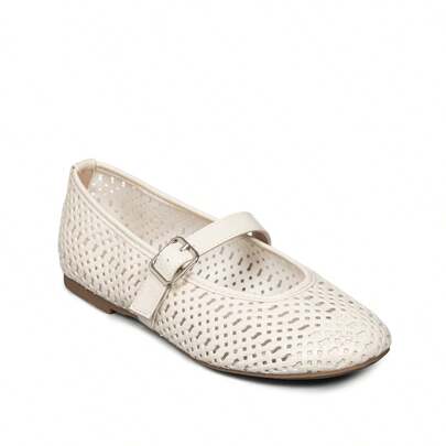 1 Paar rhombisch elegante, modische, grundlegende TPU-Ausschnitt-Slip-On-Schuhe, geeignet für Urlaub, Party, Büro, Innen- und Außenbereich, Frühling/Sommer