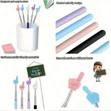 Retractable Teacher Pointer Stick, Attractive Extendable Pointer Stick For Classrooms, Home Reading, Back To School - Multicolor - View 10