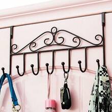 1pc No-Drill Multipurpose Removable Adhesive Door Hook, Creative Wall-Mounted Coat Hanger Rack, Bathroom Organizer - Multicolor - View 3