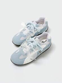 MASKERT 女士多功能时尚休闲运动鞋平底橡胶底休闲鞋日常搭配休闲鞋