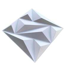 NKEN Panouri de perete Art 3D din PVC 11.8"X11.8" (30x30cm) – Opțiuni pachet 10/20/30/40 – Detașabile, impermeabile și ignifuge – Decor pentru living/dormitor/baie/comercial (bandă adezivă inclusă)