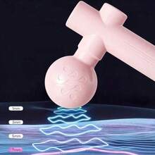 新款迷你按摩枪，紧凑型肌肉按摩枪，肌肉放松振动按摩枪，便携式棒状按摩器，颈部和全身肌肉按摩健身器材 - 彩色 - 查看 4