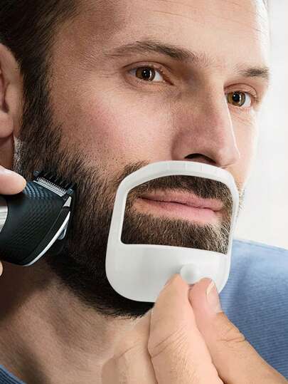 10 Piece Beard Styling Template Set - Perfect For Shaping Beards Use Precise Beard Shaping Tools, Perfect Gift For Husband Or Boyfriend, Beard Grooming Kit Enhances Your Grooming Routine