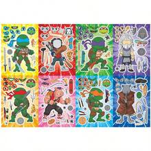 动漫人物 50 件 T-Urtles T-M-NT 动漫贴纸 卡哇伊卡通可爱美学贴花装饰笔记本电脑摩托车行李车贴纸