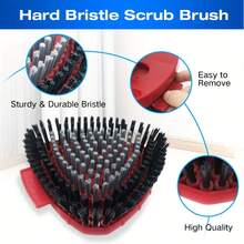 HOME TIMES Microfiber Scrub Brush And Mop Head Replacement - Compatible With O Cedar EasyWring 1-Tank System, Durable Hard Bristle For Bathroom, Kitchen, Tub, And Tile Cleaning, Bathroom Cleaning Accessories | Durable Cleaning Tool, Mop Head - 白色 - 查看 9