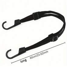 2-7 peças/Universal Correia de Bagagem para Motocicleta de 60cm, Corda Elástica Retrátil de Alta Resistência com Fivela Protetora para Capacete e Equipamentos de Moto