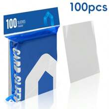 100 Stück/Set Kartenhüllen 66*91mm, Standardgröße Kartenhüllen (66x91mm), ideal für 63*88mm Spielkarten, Sammelkarten, MTG, PTCG Standardspielkarten (5 Farben)