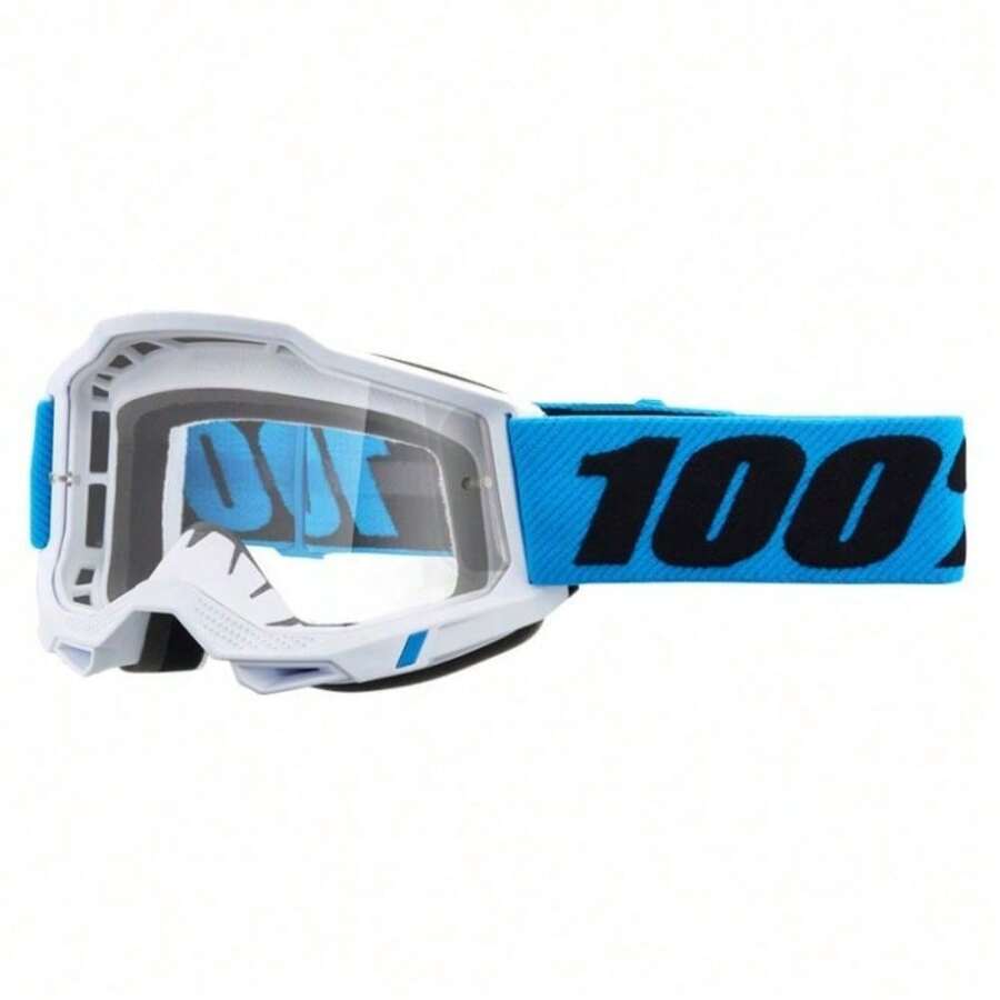Accuri 2 Clear Lens MX Motocross Offroad ATV Goggles - Pick Color - 新穎的藍色/白色 - 查看 1