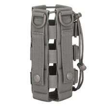 Molle Tactical Pouch Best For Water Bottle, Drawstring Bottle Holder For Outdoor Travel Hiking Kettle - Xám - Xem 2