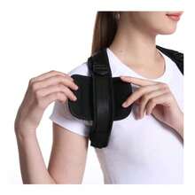 Posture Corrector For Women And Men, Adjustable Brace With Support Bracket For Clavicle Pain Relief. Providing Pain Relief From Neck, Shoulder, And Upper Back Invisible For Hunchback And Scoliosis. - Black - View 4