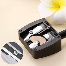 双孔削笔器，4种颜色可选，适用于眼线笔、眉笔和化妆笔，迷你便携多功能削笔器，化妆品，价格实惠，房间装饰，梳妆台，旅行，卧室，化妆配件 - 彩色 - 查看 5