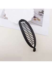 1/2 Packs New Large Hair Volume Simple And Versatile Valentine's Day Banana Clip Ponytail Clip French Elegant High Halloween Skull Top Hairpin Twist Hairpin