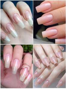 5克玻璃纤维修复指甲凝胶裂纹断裂纤维丝质延长快速胶水丙烯酸透明UV指甲油美甲用品可卸甲油 - 無色 - 查看 8