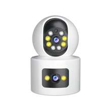 Telecamera di sicurezza senza fili con lampadina ad alta definizione 1080P, vista panoramica a 360 gradi, supporto WiFi, audio bidirezionale, visione notturna, rilevamento del movimento, controllo tramite app - non impermeabile, monitoraggio degli animali domestici, telecamera per la casa