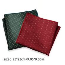 1pc Men's Jacquard Pocket Square, Fashion Patterned Handkerchief, Soft Fabric Suit Decoration, Groom Wedding Pocket Handkerchief, Groomsmen Pocket Square