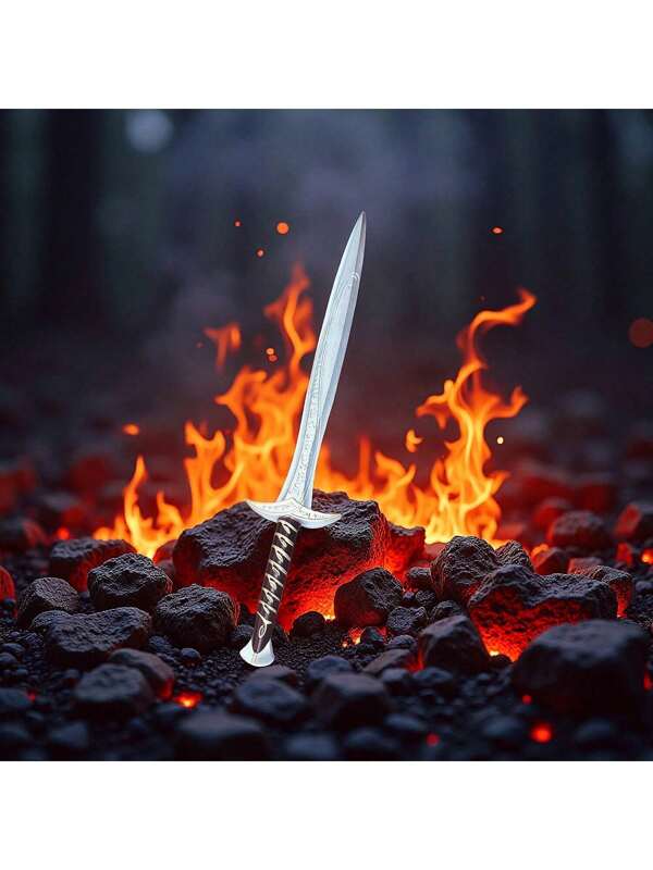 1pc Birthday Gift For COS Sword - High-Quality PU, Realistic Stabbing Model, Safe For Simulation Play, Perfect COS Props For Fantasy Fans