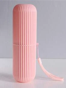 Travel Mouthwash Cup Toothbrush Toothpaste Storage Box Washing Cup Travel Camping Portable Toothbrush Cup Travel Facial Cleanser Set Travel Essentials Beach Fall Decor Vacation Back To School Travel Organizer (Plastic Products, Different Batches Of Products Will Have Slight Color Differences, The Cup's Hand Rope Color Is Randomly Sent) - Multicolor - View 6