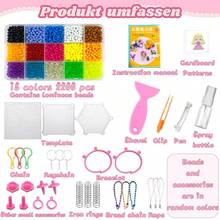 Refill Pack Of 1500pcs 15 Color Glow-In-The-Dark Beads, Magic Water Spray Beads Educational Toy, DIY Craft For Boys & Girls, Ideal Gift For Children 3+ Years Old And Crafters - Multicolor - View 9