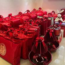 20pcs/Set Shimmery Red Streamers, Plastic Material, Suitable For Wedding Car Decoration, Engagement Dowry, Christmas, Valentine's Day, Mother's Day And Birthday Party Decoration, Gift Box Packaging