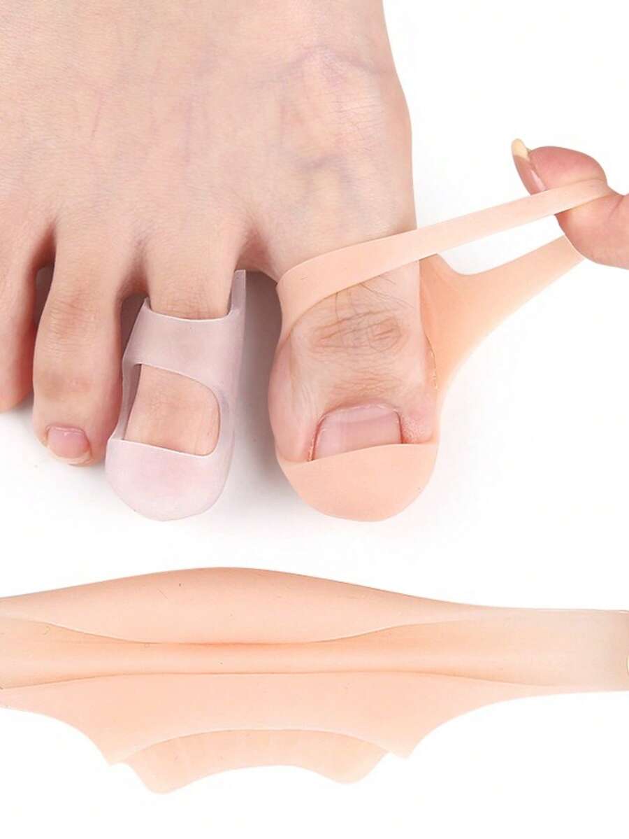 2 件柔软手指和脚趾套、脚趾分离垫、摩擦保护