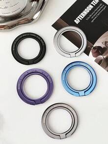 可拆卸磁吸式 MagSafe 手机指环支架 - 带可拆卸指环支架和磁吸折叠支架的手机指环夹，兼容 和安卓手机，是生日、送给家人和朋友的理想礼物 - 彩色 - 查看 4