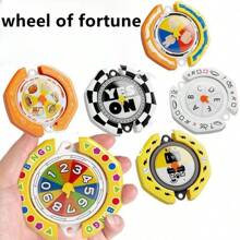 Random Choice Toy For Decision-Making Help, Good News For Those With Difficulty Choosing, Fun Interactive Plastic Spinner Wheel With Playful Speech Bubble Design For Friends, Couples, Parties, Party Gift, Bag Ornaments, Bag Decoration, Relax & Group Decision-Making Tool , Playful Design, Clearly Labeled Sections, Back To School Gift