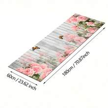 1 cái, Trang trí nhà cửa, Thảm trải sàn nhà bếp - Thảm nhà bếp hiện đại họa tiết hoa, Thảm lông chống trượt, Thích hợp cho bồn rửa, phòng ngủ, phòng khách, khu vực ăn uống - Dễ vệ sinh, Thích hợp cho trang trí nhà trong nhà và ngoài trời - FUCFD155 - Xem 22