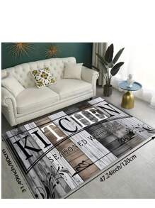 1pc Modern Minimalist Style Decorative Carpet, Bedside Rug, Bedroom Rug, Study Rug, Living Room Rug, Home Decor Rug, Printed Rug, Window Sill Rug, Suitable For Home Decor, Fluffy Rug, Rug, Bedroom Decor, Home Decor, Room Decor, Small Rug, Blanket, Outdoor Mat, Garden Mat, Living Room Rug