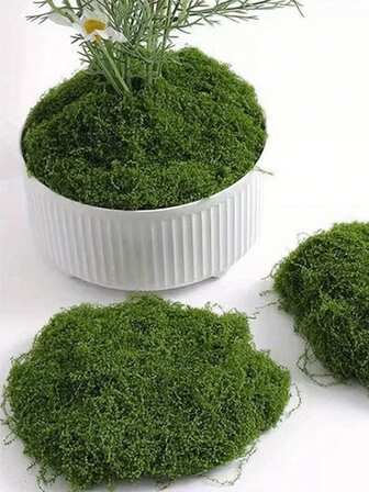 40g/300g Simulated Moss Lawn DIY Bionic Artificial Moss Lawn Potted Plant Decoration Micro-Landscape Arrangement Home Decoration