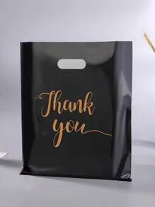 Black Gift Bags For Birthday Holiday Gift Packaging, Simple 4-Finger Apparel Bags, Packaging Bags, Portable Shopping Bags, Large Thank You Bags, White Thank You Bags, Large Thank You Bags, Bulk Thank You Bags, Medium Thank You Bags